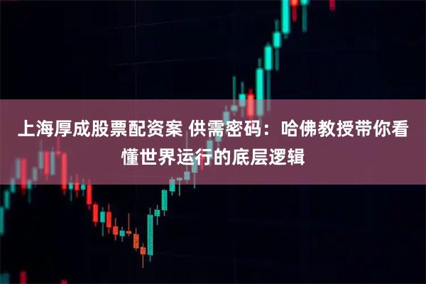 上海厚成股票配资案 供需密码：哈佛教授带你看懂世界运行的底层逻辑
